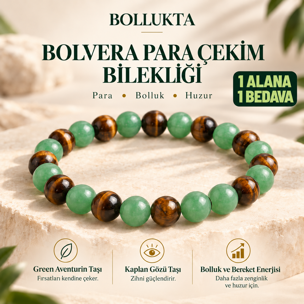 Bollukta Para Çekim Bilekliği Bolluk Ve Zenginlik Enerjisi